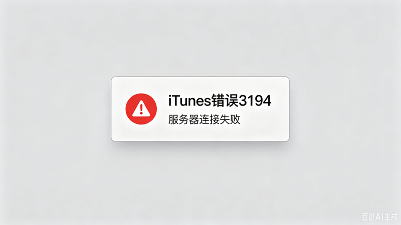 错误3194界面