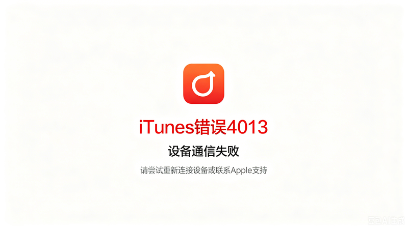 错误4013界面